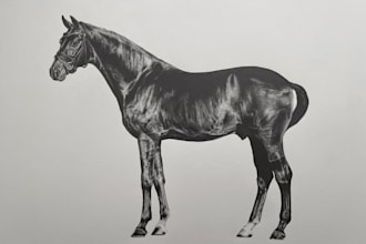 do pencil sketch or pencil drawing for you