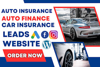 auto finance leads auto insurance leads car insurance landing page car loan