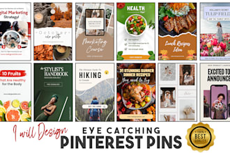 design professional pinterest pins to grow your audience
