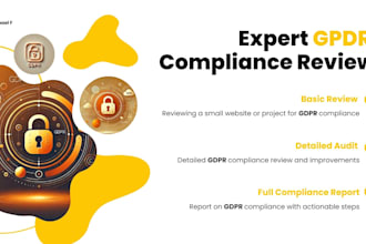 review your project for gdpr compliance and provide a report
