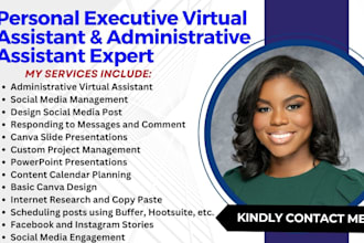 personal executive virtual assistant and administrative task support assistant
