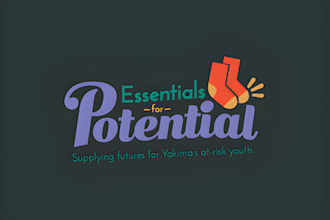 design foundation, charity, nonprofit and fundraising logo