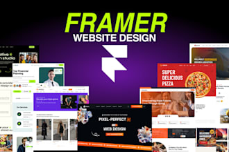create a professional framer website for startups