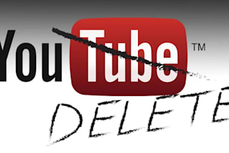 permanently delete negative youtube videos and channel