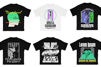 design streetwear graphic for your clothing brand
