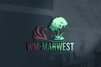 provide super landscape tree logo design