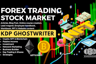 write forex trading strategy, nft ebook writer, kdp stock market ebook, articles