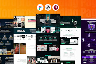 design a responsive website, app, mobile app, landing page