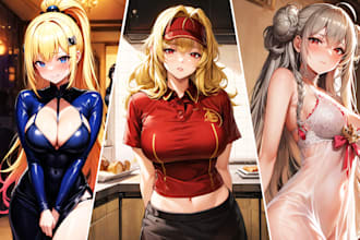 do anime manga realistic nsfw sfw ai arts as you wish