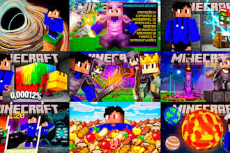create the best minecraft thumbnails for you