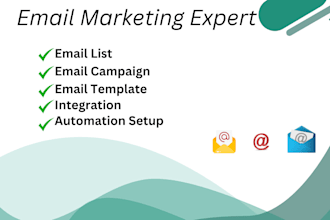 provide active, email marketing campaigns and email list