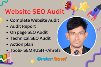 do detailed website SEO audit report and competitor analysis