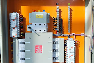 do detailed electrical panels design, power, control  layout