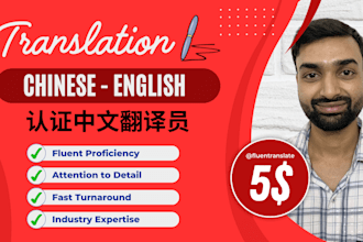 expertly translate your text from chinese to english