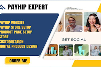 setup and customize payhip,  beacon ai ecommerce store payhip digital products