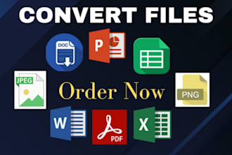 convert PDF to word powerpoint excel google doc and text files