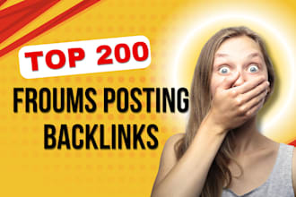do skyrocket SEO with high da forum backlinks