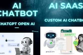 develop ai chatbot and website chatbot  using uchat botpress and manychat