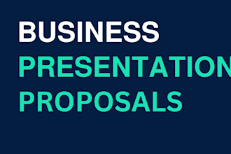 create a professional PPT for your business