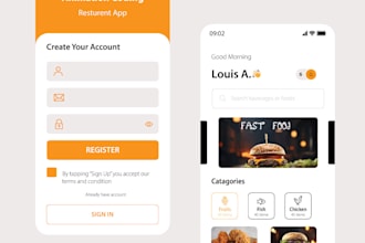design uiux, wireframe for mobile app using figma or xd