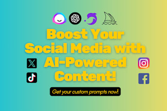 custom ai prompts for creative social media content