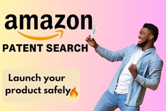 do amazon patent search for your idea and trademark check for your product
