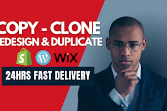 clone, copy shopify store, duplicate and redesign or migrate to shopify