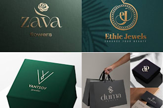 do luxury fashion, jewelry, boutique, minimalist logo design with in 24 hours