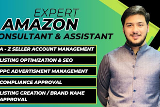 professionally set up amazon seller account and product listings