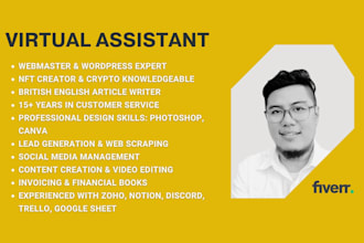 be your virtual assistant who is more than just admin support