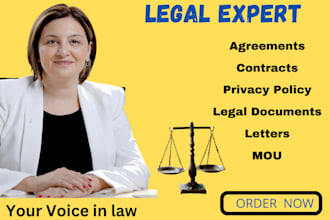 write compelling legal documents,  legal agreements, legal contracts