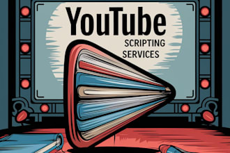 be your researcher and scriptwriters for your youtube videos