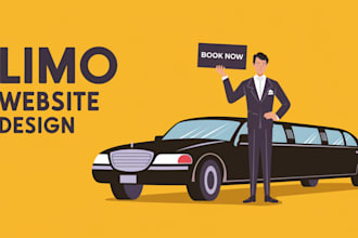build limousine, chauffeur, and taxi booking website with elementor