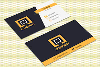 create professional business card design and stationary