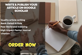 write and publish articles in google scholar peer reviewed indexed journal