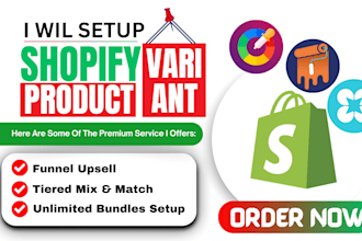 setup shopify product variant infinite option globo swatch king optis glo easify