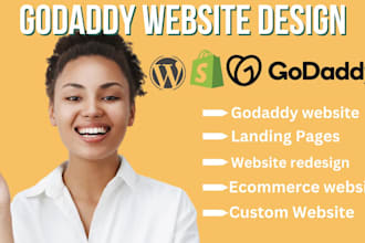 godaddy website design, godaddy website redesign, develop godaddy website