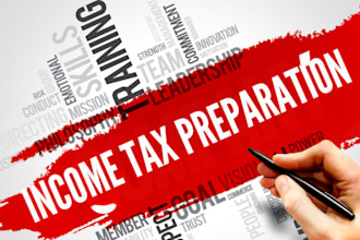 prepare individual or business income tax return