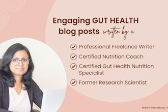 write an educational and engaging blog post on gut health