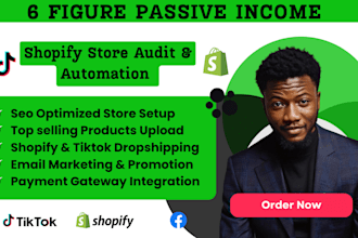 do shopify audit dropshipping automation shopify marketing stan store beacons ai