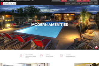 design short term rental website, apartment booking website, airbnb website