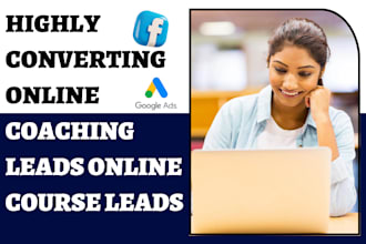 generate online coaching leads online course leads online tutor leads