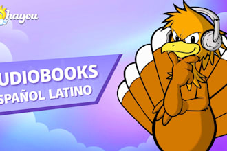 narrate your audiobooks, stories and fairytales in spanish