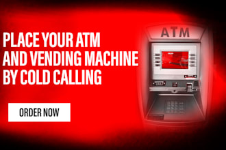 do cold calls for your vending and atm locations