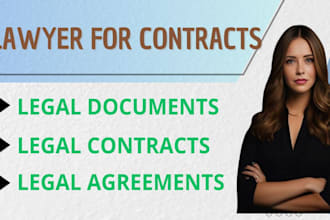 be your lawyer for legal contracts, agreements, terms and conditions, policy