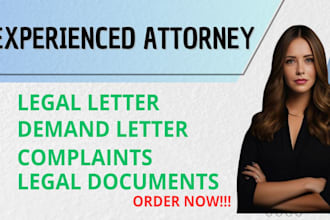 do cease and desist, legal notice, claim letters, eviction notice, or reply
