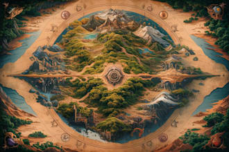 make highly detailed fantasy maps for you