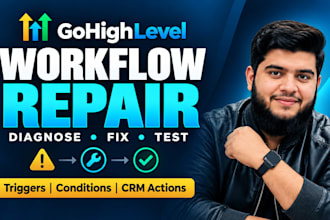 troubleshoot and fix gohighlevel workflows and email automation