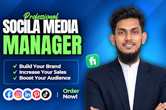 be your social media manager and pro content creator