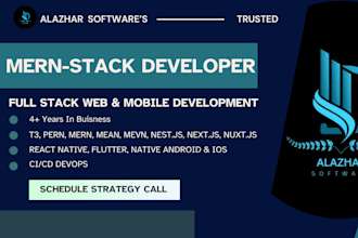 do mern stack website as mern stack developer node react mongodb express